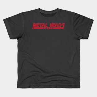 metal heads solid Kids T-Shirt